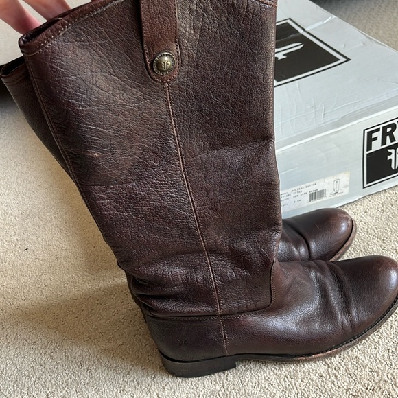 Frye Melissa button dark brown boots size 9.5. - Picture 2 of 7